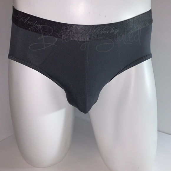 David Archy Micro Modal Briefs - Gray - Picture 6 of 7